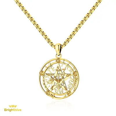 Tetragrammaton Sterling Silver Necklace - Protection Amulet Jewelry For Women & Men