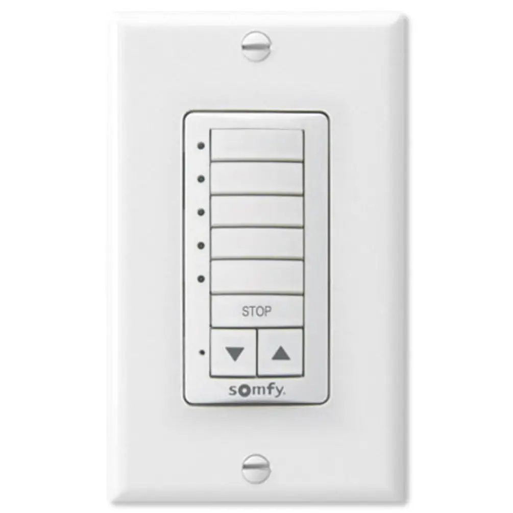 RTS Wirefree Decoflex Wireless Wall Switch (5 Channel) White #1810813