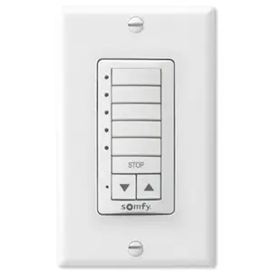 RTS Wirefree Decoflex Wireless Wall Switch (5 Channel) White #1810813