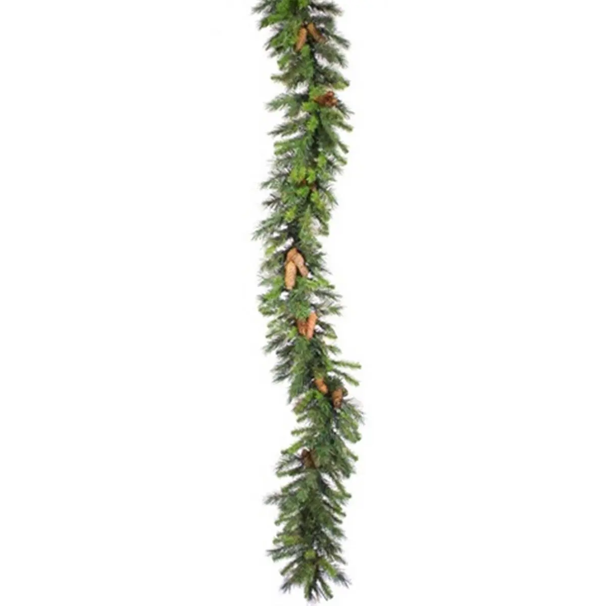 212 MAIN Dakota Red Pine Commercial Unlit Artificial Christmas Garland, 50ft x 12ft, Flexible Bendable Metal Wire, 1350 Tips, Decoration for Home & Outdoors