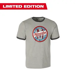 Milwaukee SS1924G 1924 100 Year Anniversary Work Shirt Gray