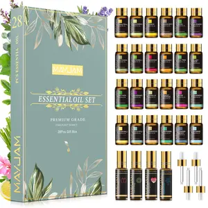 MAYJAM 28PCS Aromatherapy Essential Oil Set, Scent Oil for Aroma Diffuser, Airfreshener, Home Fragrance, Humidifier, House Smell Good Products