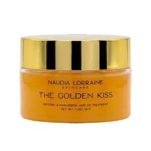 Naudia Lorraine Skincare The Golden Kiss Peptide Lip Treatment for Dry Lips, 28 G