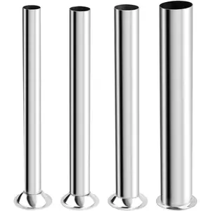 4Pcs Sausage Stuffing Tubes Fits for Meat Grinder Sausage Filling Tuber Meat Stuffer Tube 4 Sizes-0.63"-16mm 0.86"-22mm 1.26"-32mm 1.5"-38mm Base 2.1 inch-54mm