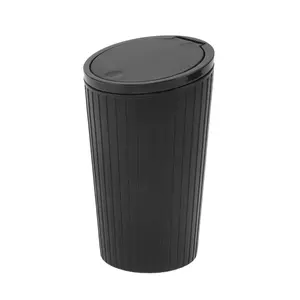 Car Trash Can Plastic Trash Bin Portable 3.2" Width 6.3" Height