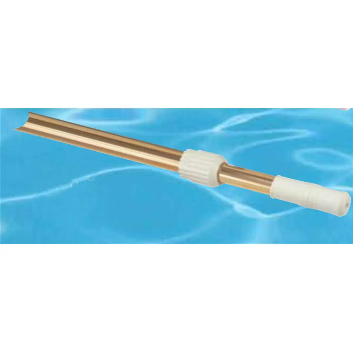 Ocean Blue Water Products Gold Telescopic Pole (6 ft-12 ft) - Adjustable Length, Multiple Designs, Home Improvement Upgrade, Suits Any Budget, Suit Any Budget