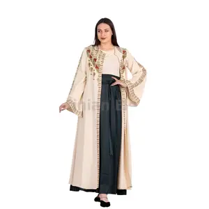 Sumayyah Embroidered Dress Set | Elegant Modest Cardigan Outfit