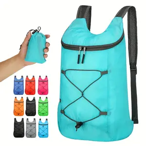 1 Piece Ultra Light Foldable Backpack, durable daily use daypack. Foldable and unisex design, perfect for outdoor travel, camping, cycling and all kinds of sports activities.