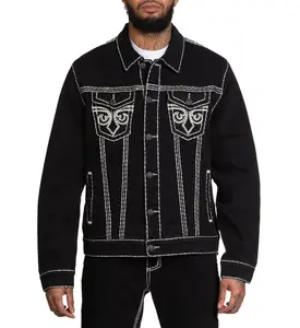 Affliction Men's Denim Jacket Black