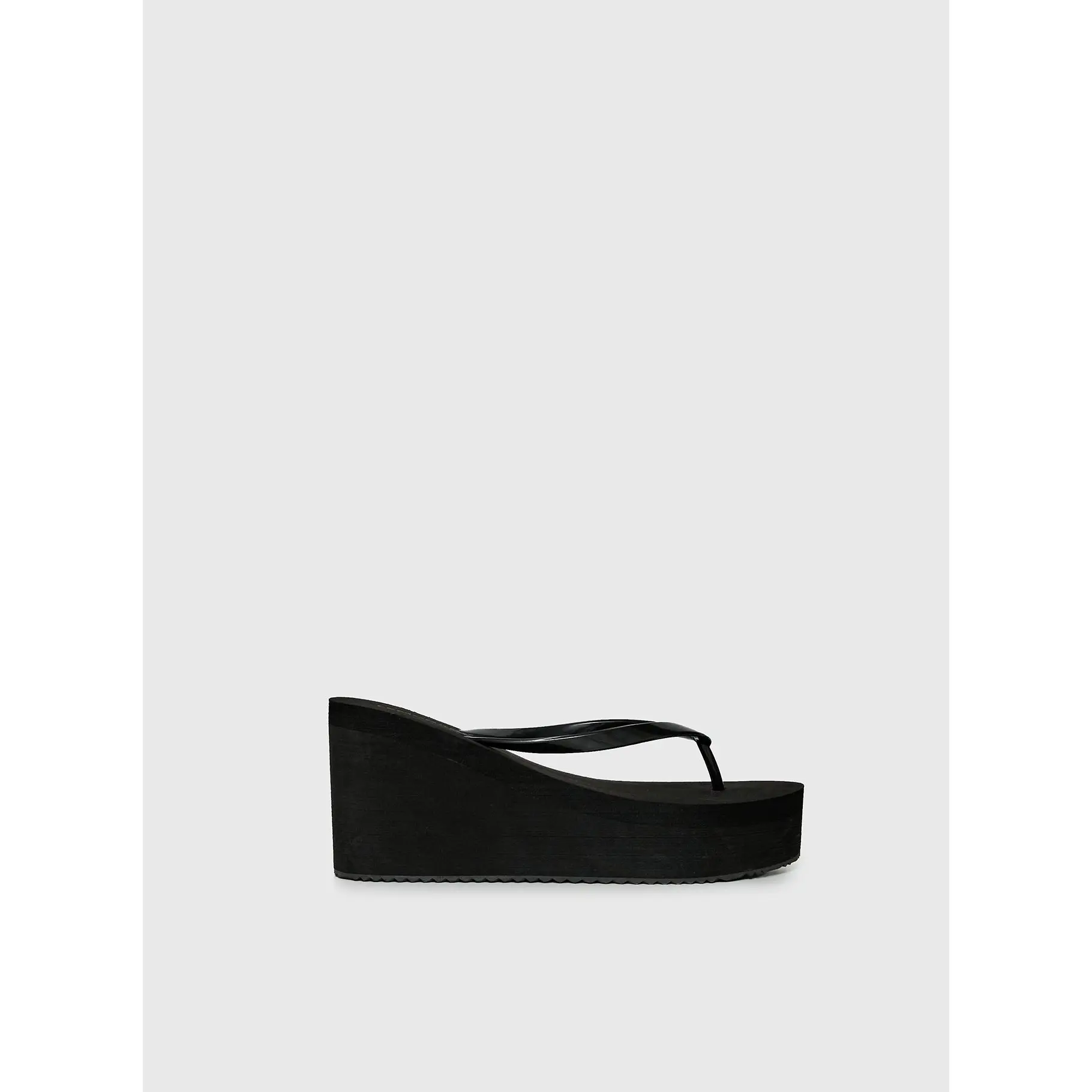 Next Sunday Thong Heel Black
