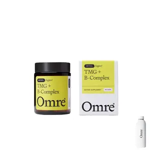 Omre TMG + B-Complex - Vitamin Supplement for Healthy Methylation and Cellular Function - 60 Capsules