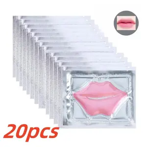 Collagen Crystal Lip Mask, 20pcs/set Moisturizing & Hydrating Lip Care Mask, Lip Care Product for Women, Perfect Gift Set