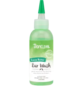 TropiClean Alcohol-Free Ear Wash for Dogs & Cats