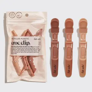 No Slip Crocodile Clip 3pc - Blush