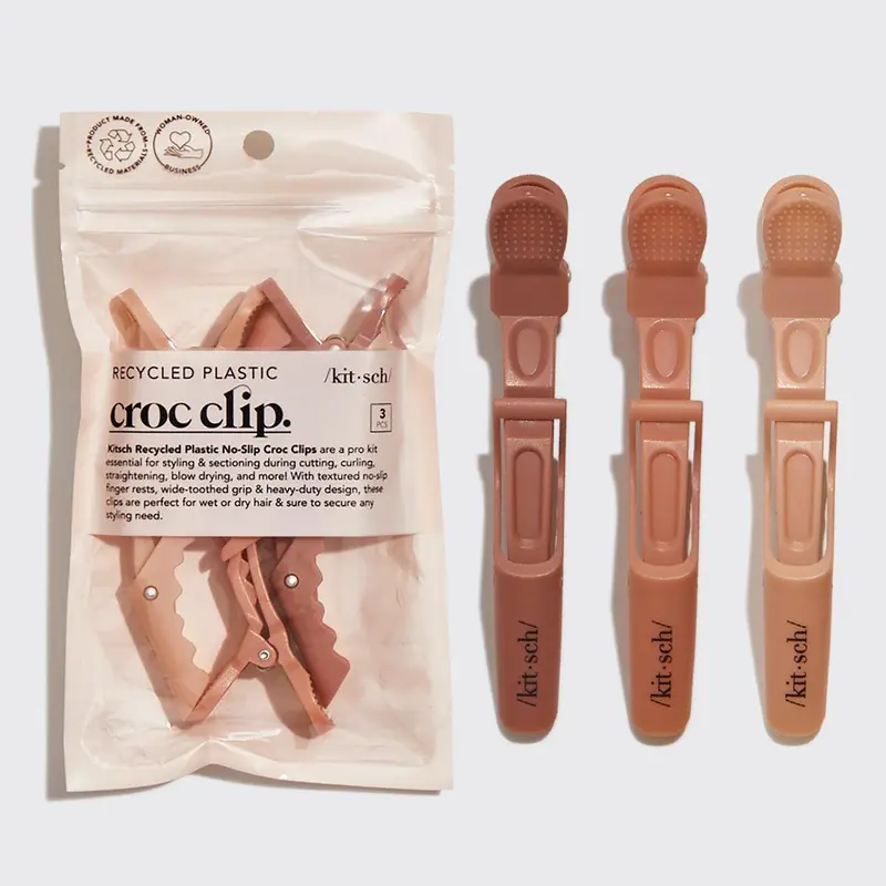 No Slip Crocodile Clip 3pc - Blush