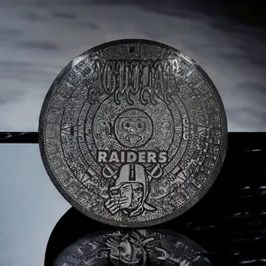 Custom 24" Aztec Calendar with team logo (wall art)