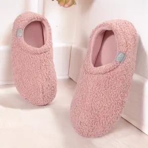 Women's Warm Boots Memory For Fuzzy Booties House Shoes Winter Warm Indoor Outdoor Slippers