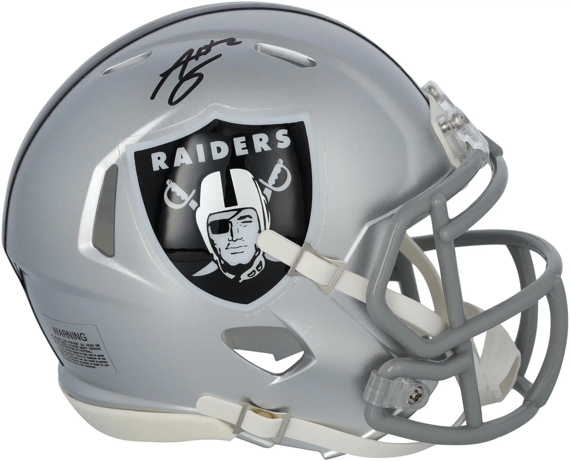 Ashton Jeanty Las Vegas Raiders Autographed Riddell Speed Mini Helmet - Fanatics Authentic Certified