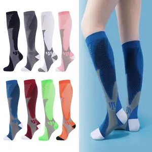 3Pairs Compression Socks 20-30mmHg for Women & Men - Circulation Support Socks, Moisture-Wicking Breathable with Friction & Shock Protection
