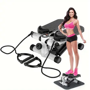 Treadmills for Workout, Resistance Band Mini Treadmill with LCD Display and Treadmills, Gym for Home Workout Fitness Stepper Treadmills, Leg Arm Full Body Training