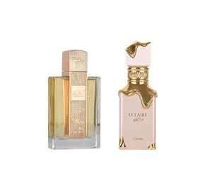 Lattafa Perfumes | Angham + Eclaire Bundle | Women's Fragrance | 3.4 oz Per Bottle | Mandarin - Honey & Vanilla