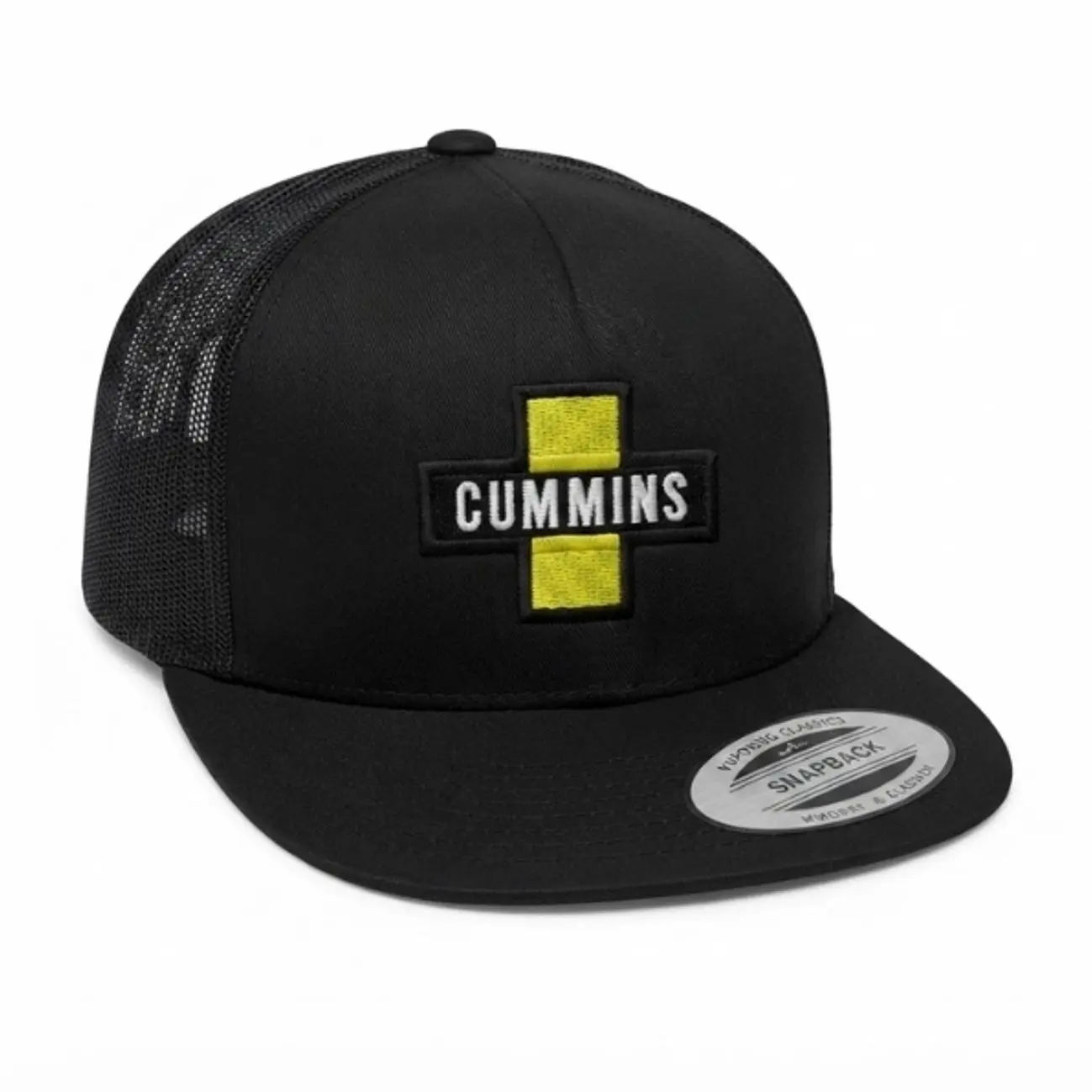 Cummins Embroidered Retro Hat Trucker Hat Many Colors Snapback Hat, Unisex Casual Street Style, Gift Idea For Her Him, Unisex Everyday Wear