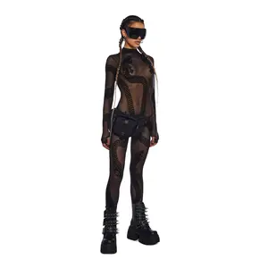 Crash N' Burn Mesh Catsuit