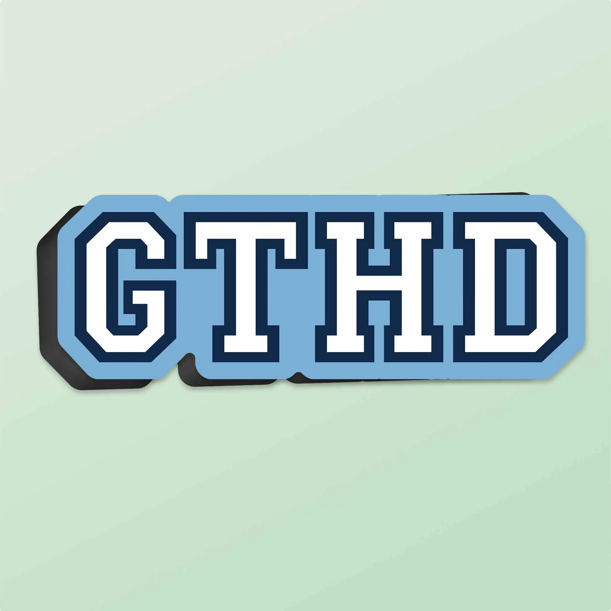 GTHD Chapel Hill North Carolina Car Magnet - Flexible NC Fridge Magnet