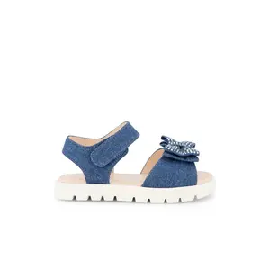 Toddler Tia Shine Sandals in Blue Denim