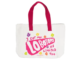 Page's Peaches I Got My Lobotomy At Limited Too Tote Bag