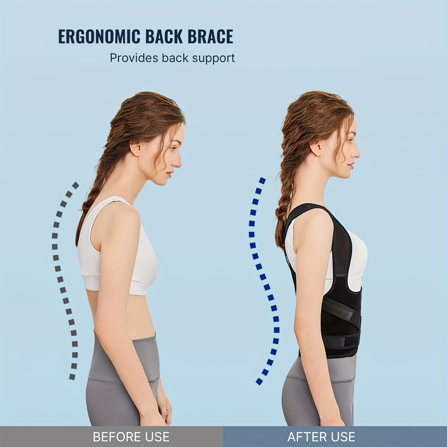 Male and Female Posture Aligners Lumbar Support and Upright Back Support Breathable Back Aligners Back Aligners Posture Improvement Daily Wear