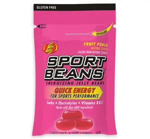 JELLY BELLY SPORT BEANS - FRUIT PUNCH IN A DISPLAY 1oz 24ct