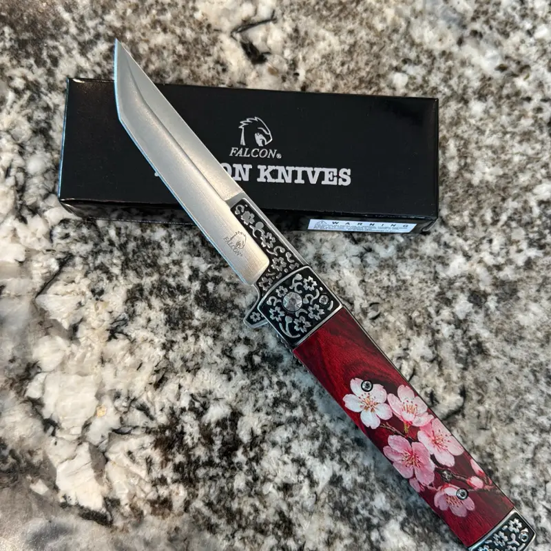 FALCON Japanese Cherry Blossom Folded Knife, Hand Tool for Tools & Hardware Applications