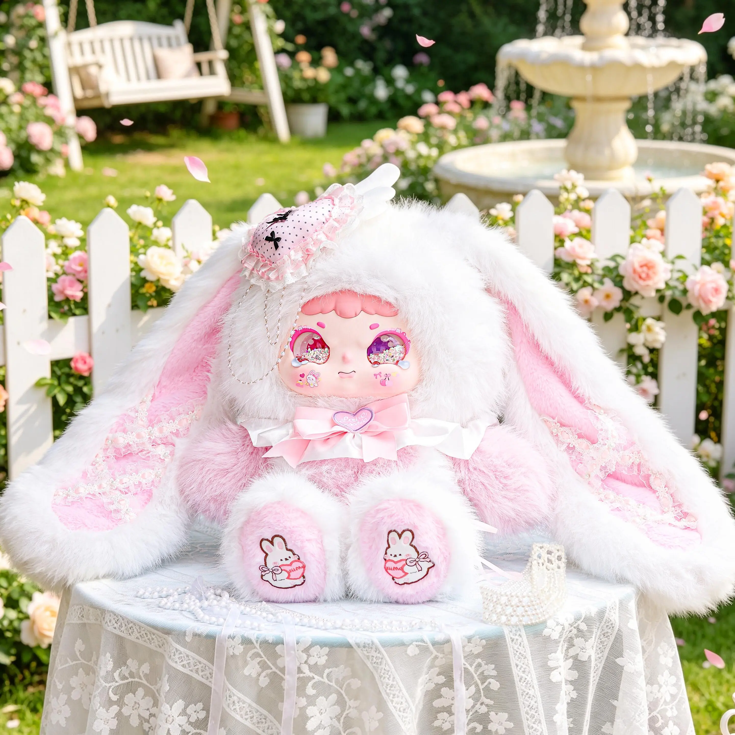 Jiimo- Ballet Bunny 1000% Whispers   Collecting Doll Sealed Blind Box