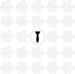 24 count Upgraded Gentle Bathtub Stickers Non-Slip, Safety Shower Treads Adhesive Appliques with  Scraper