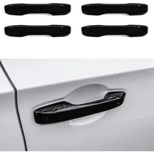 Accessories For Car Exterior Door Handle Cover Trims -Glossy Black Compatible With Honda Civic,Accord,CR-V,HR-V 2026,2025,2024,2023 And Acura Integra 2026,2025,2024,2023