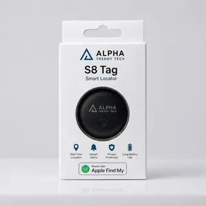 Anti-Loss Smart Tracker, Compact Lightweight Tag Compatible with Apple Find My Device & Andriod