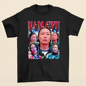 Nam Gyu Squid T-Shirt Series Fan Meme Graphic Trendy Streetwear