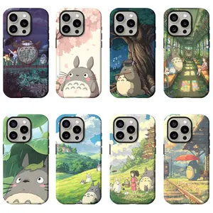 My Neighbor Totoro Phone Case | Studio Ghibli Classic Anime Whimsical Magical Forest Art Cover For iPhone 11/12/13/14/15/16/17 Pro/Pro Max/Plus & Samsung S23/S24/S25/S26 Ultra, Protective Case For Ghibli Fans, Birthday/Christmas Gift