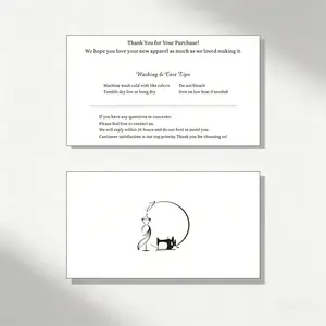 Women's clothing Appreciation Thank You Cards – Modern Greeting