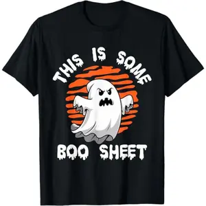 This Is Some Boo Sheet Ghost Retro Halloween Funny Men Women T-Shirt
