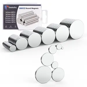 N35 Round Disc Neodymium Rare Earth Magnets, 50 PCS 3mm Mini Tools & Hardware Magnets for Whiteboard, Fridge