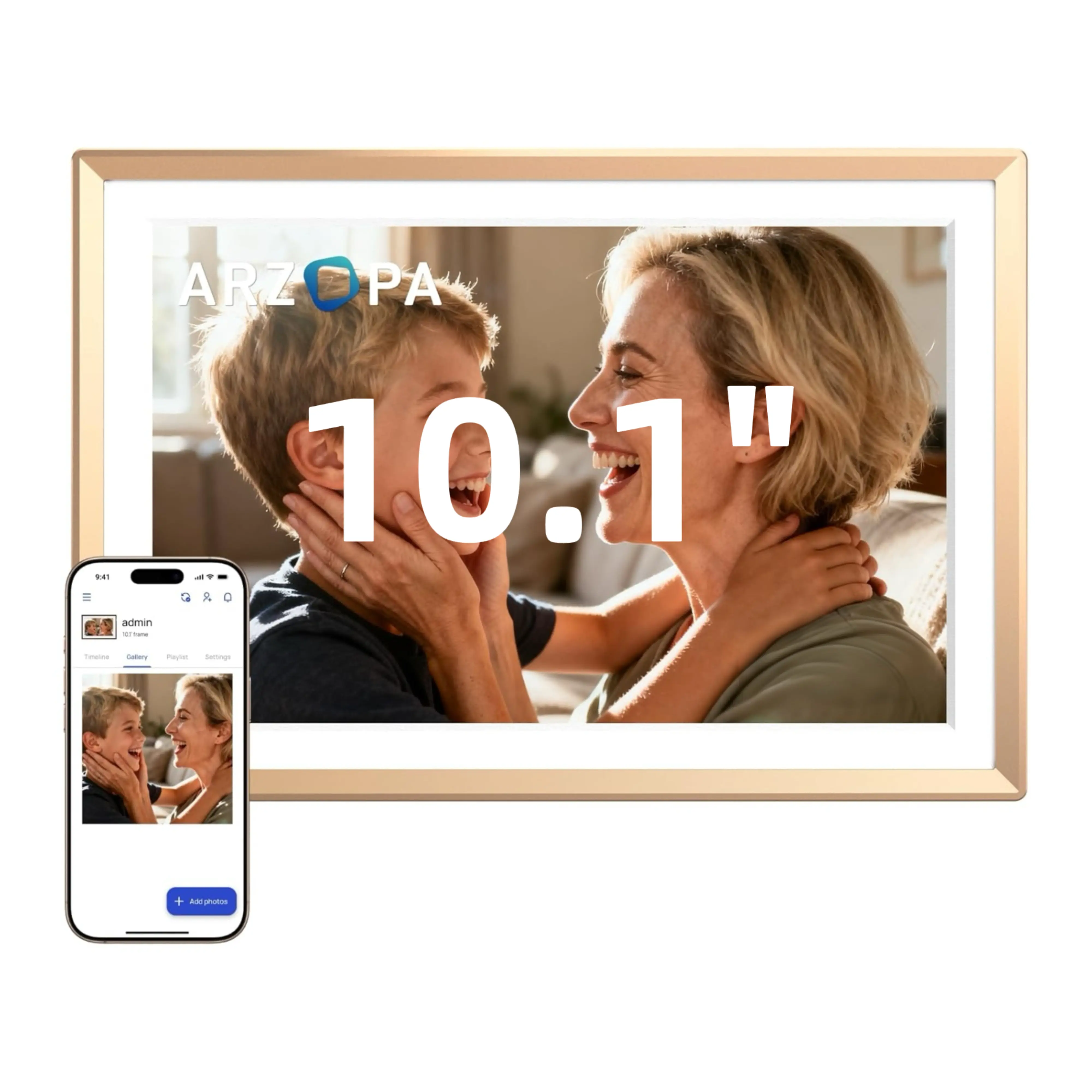 [NEW] Champagne Gold-10.1"-ARZOPA App