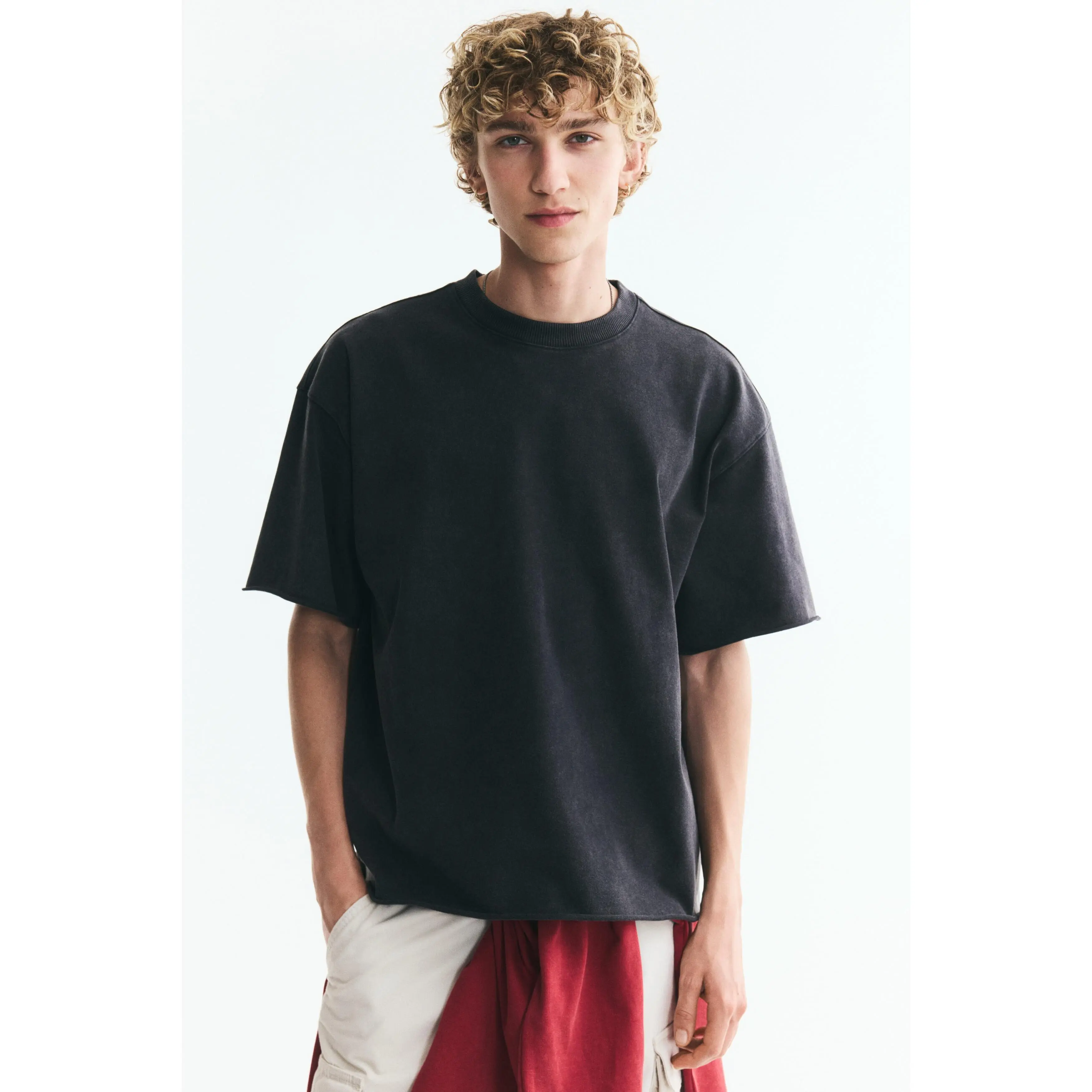 H&M Oversized Fit Boxy-style t-shirt