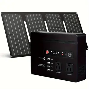 New 146wh Portable Power Station Lithium Battery Pack Solar Charge Controllers and Accessories