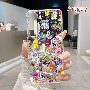 Whimsical Creature Fantasy Pattern Magnetic Phone Case for  Samsung Galaxy S26 Edge S23 Ultra S24 Plus FE S25 S22+ Anti-Yellowing Shockproof Lightweight Transparent Acrylic Large Hole Soft Cover Supports Wireless Charging