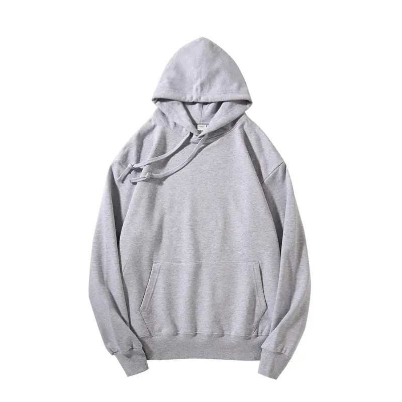 380g looped hood   bleached linen gray