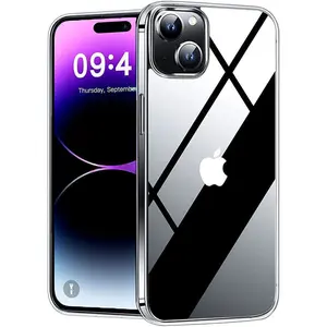 Entronix Case Compatible with iPhone 14 - [Hard Back] Slim Clear