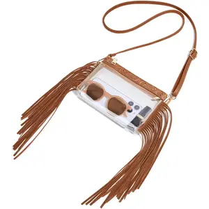 Clear Bag for Stadium Events, Stadium Approved Small Clear Purse for Women, Crossbody Bag for Concerts & Sports