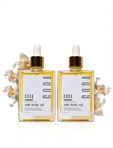 [BUY ONE GET ONE ]GODA Silk Body Oil -1.79L oz Lightweight ScentedFormula with Vanilla Lavender & Cacao Notes forFirmer Smoother Skin All Day Long